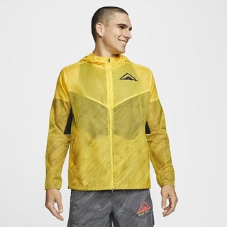 Jachete Nike Windrunner Hooded Trail Running Barbati Galbeni Negrii | TKIL-40813